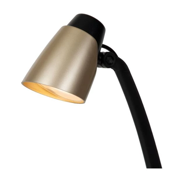 Lucide LUDO - Lampe de bureau - LED - 1x4,5W 3000K - Or Mat / Laiton - détail 1